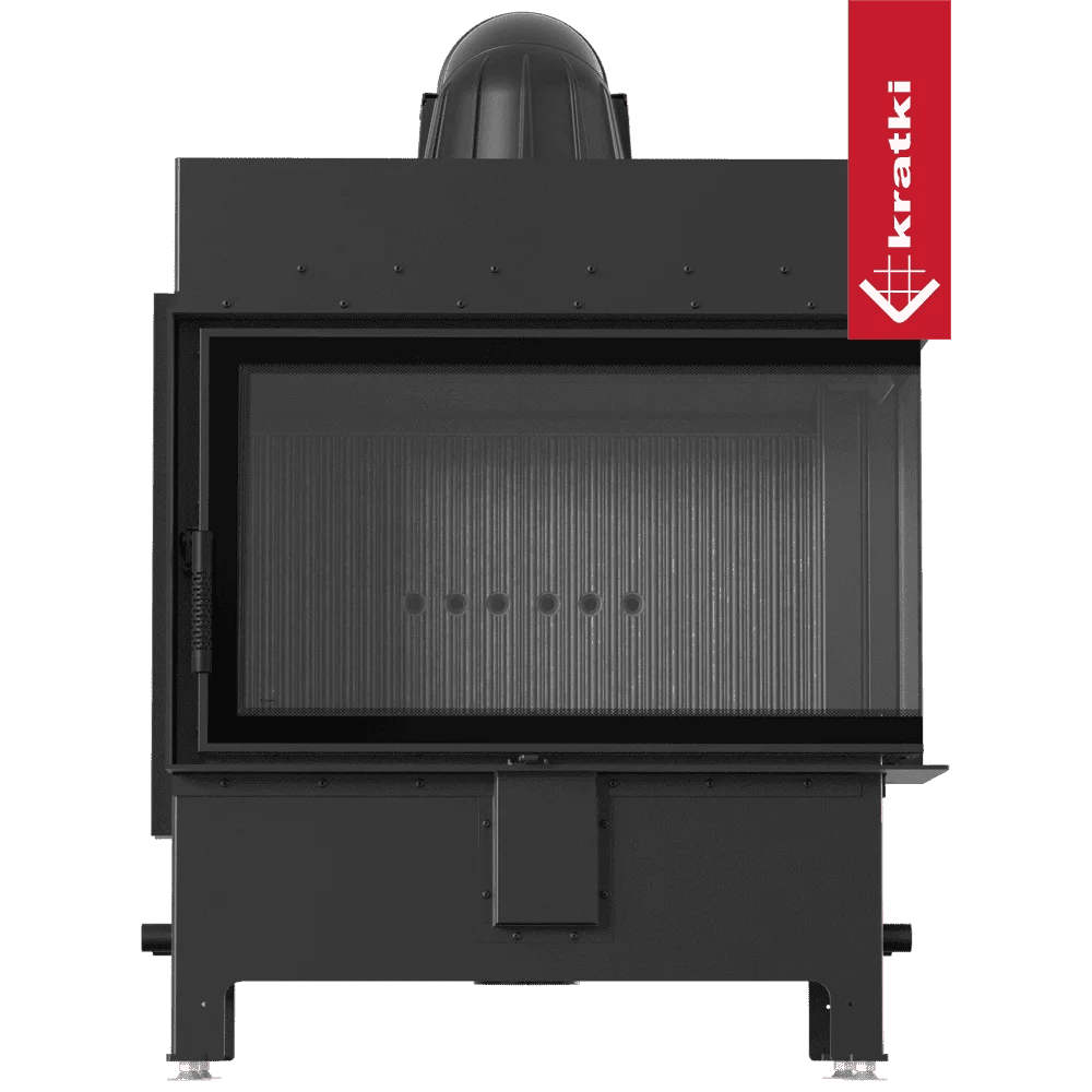 Lucy L-Shape Right Sided Wood Burning Fireplace Insert – 14kW - Image 3