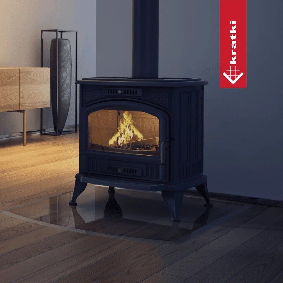 K6 Wood Burning Stove – 8kW - Image 2