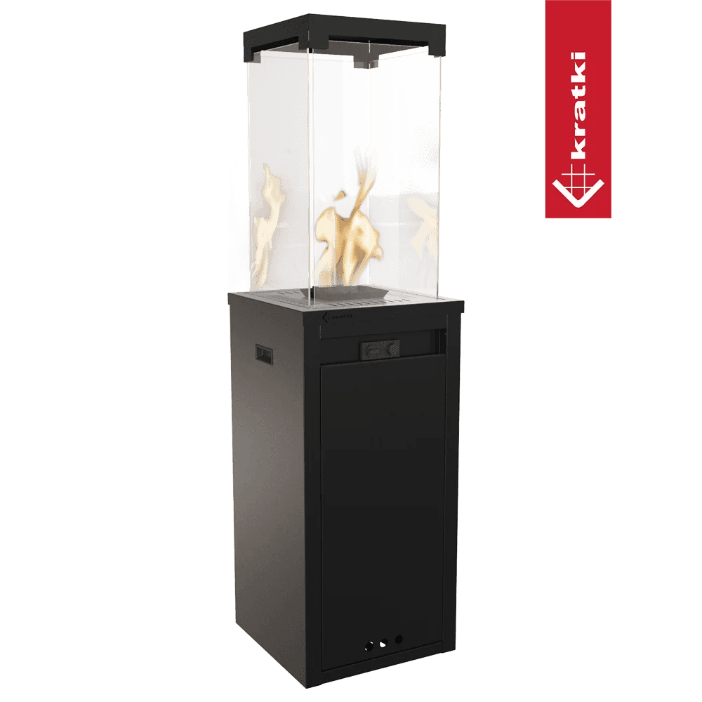PATIO LIGHT Gas Heater – Black