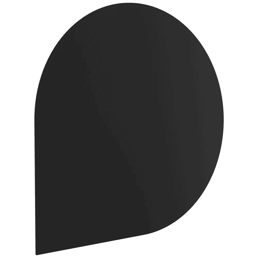 Steel base for free-standing stove MODEL 1 100x100 cm black