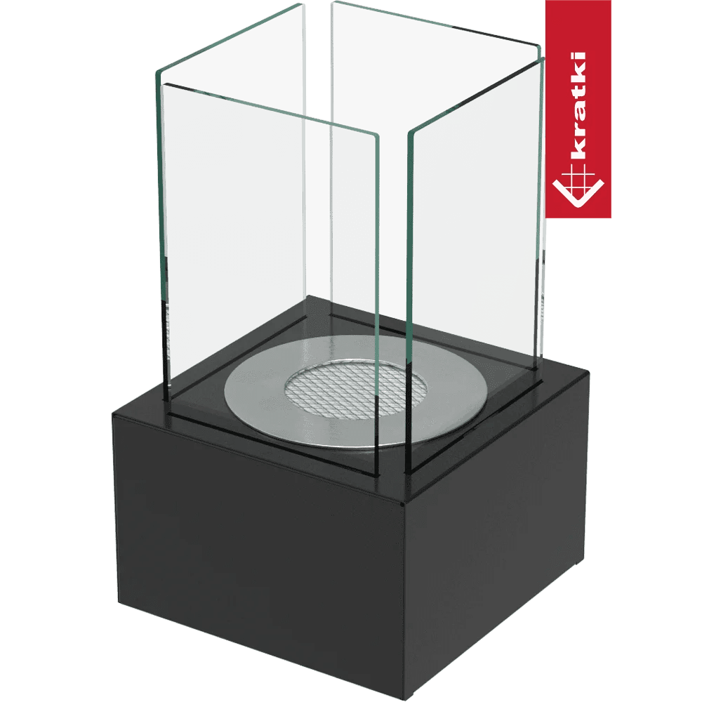Tango 1 Tabletop Freestanding Bioethanol Fireplace – Black - Image 5