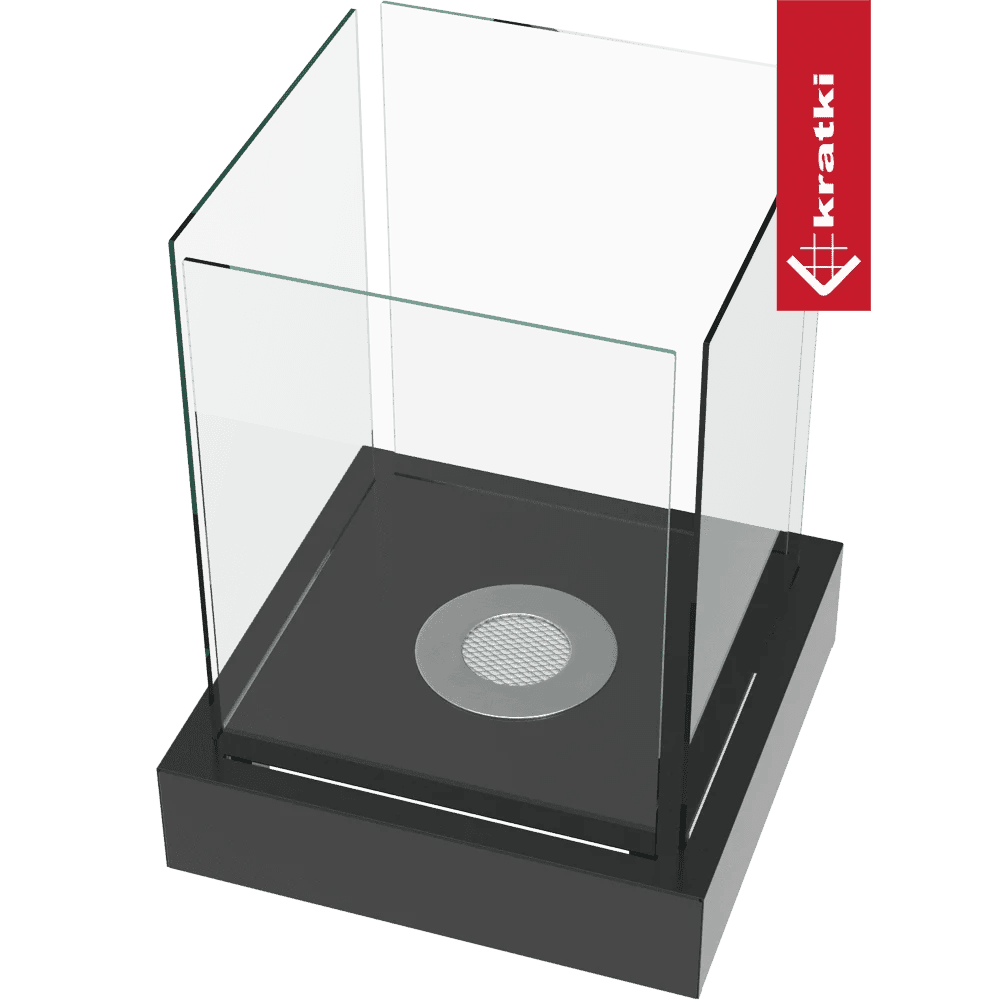 Tango 4 Freestanding Bioethanol Fireplace – Black - Image 4