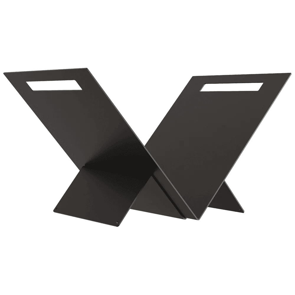 X-shaped log holder