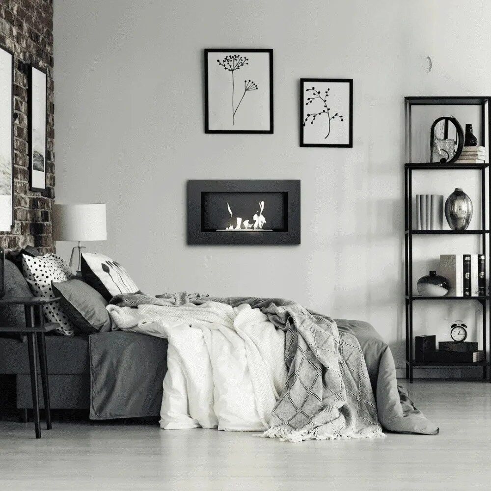 Golf Flat Wall-Mounted Bioethanol Fireplace