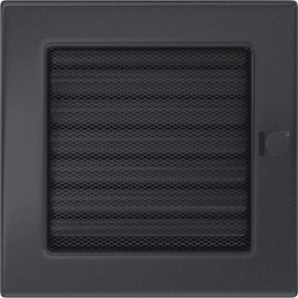 Vent Cover 17x17 graphite with blinds