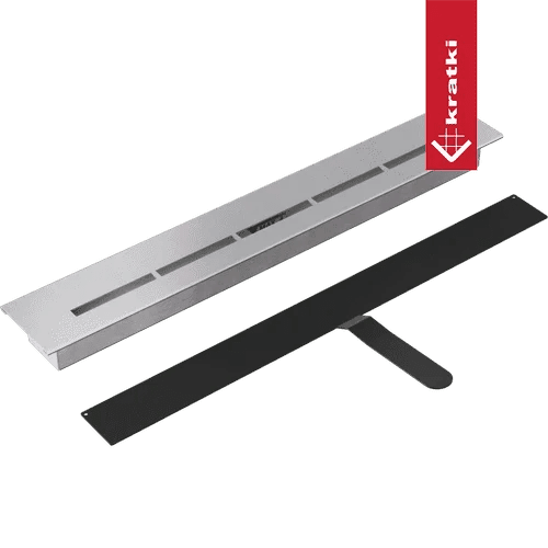 DELTA SLIM Wall Mounted Bioethanol Fireplace with Glass – Black - Image 11
