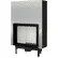 Nadia Steel Wood Burning Fireplace Insert - White - Image 4