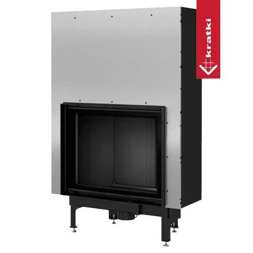 Nadia Steel Wood Burning Fireplace Insert - Image 2
